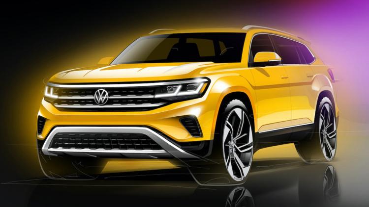 Volkswagen Atlas раскрывают подробности будущего кроссовера