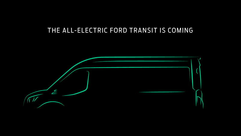 Ford строит полностью электрический грузовой фургон Transit для рынка США